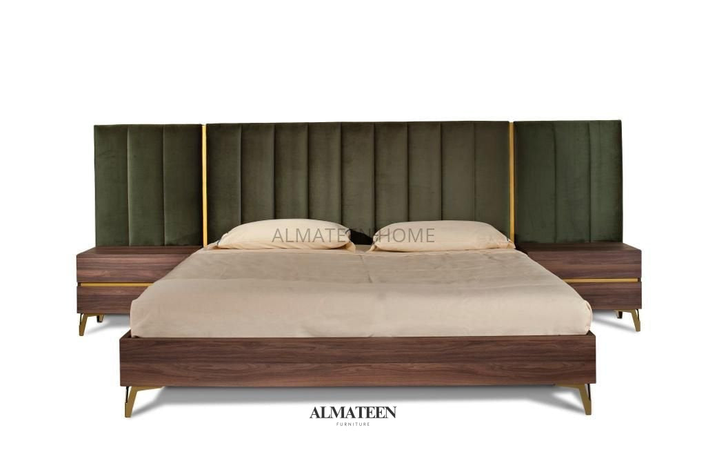 Lyon Bed Set With Dresser And Side Tables