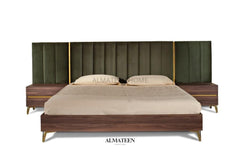 Lyon Bed Set With Dresser And Side Tables
