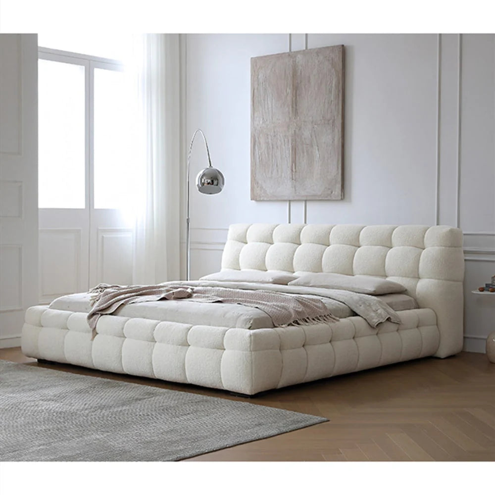 Austin Boucle Minimalist Bed