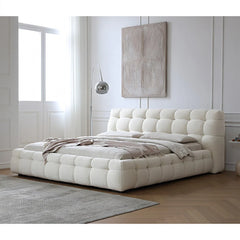 Austin Boucle Minimalist Bed