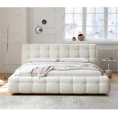 Austin Boucle Minimalist Bed