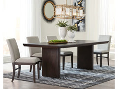 Bruxworth Wood Dining Table Set With 6 Chairs