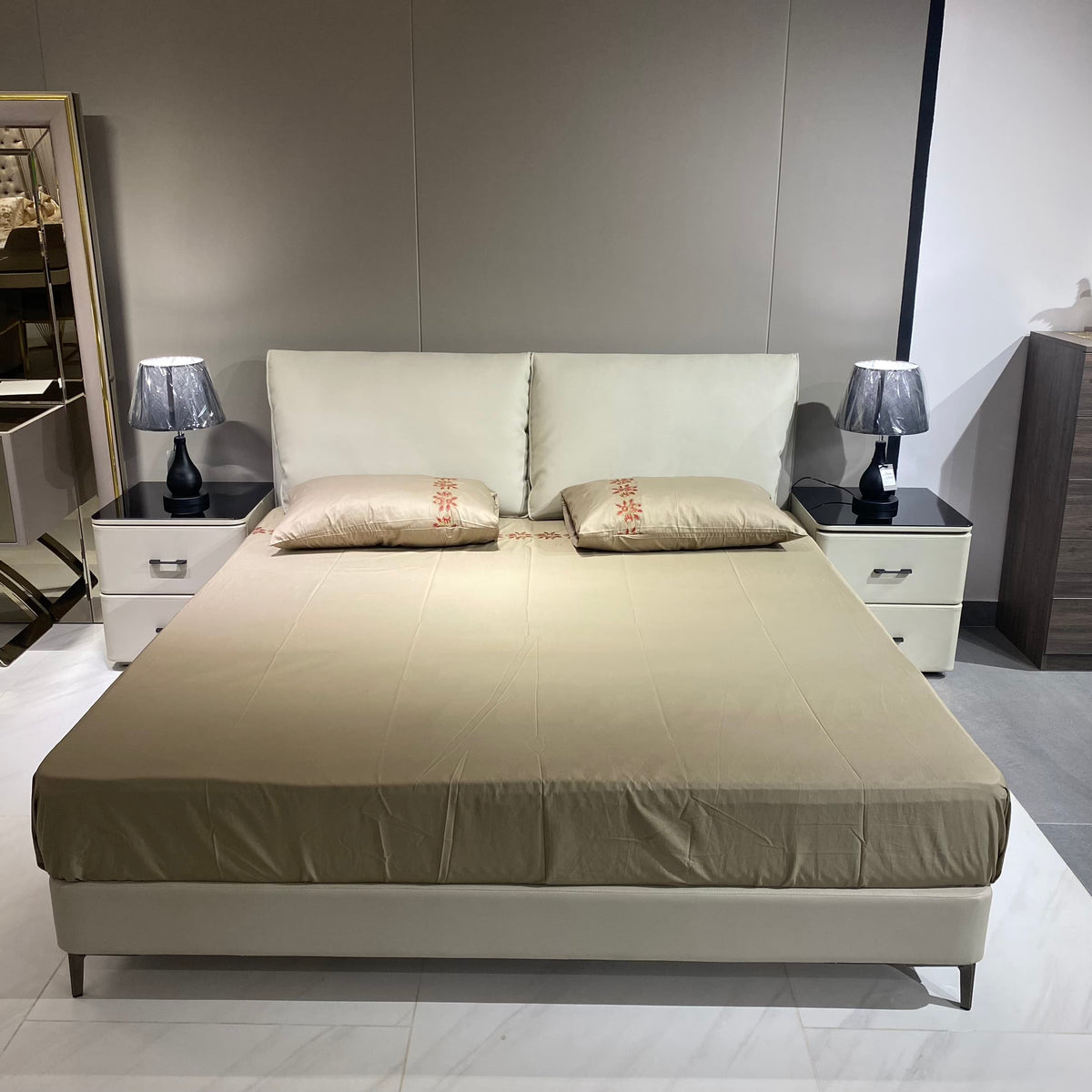 Canberra Bed Set with Side Tables