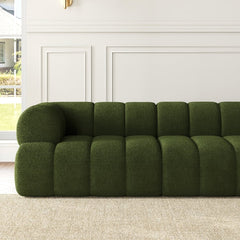 Denver L-Shaped Corner Sofa Green