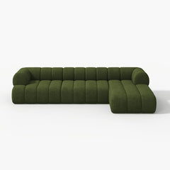 Denver L-Shaped Corner Sofa Green