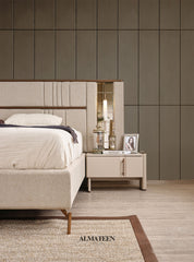 Belfast Bedroom Set With King Size Bed Dresser Wardrobe And Side Tables