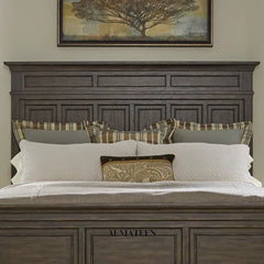 Phoenix Walnut Bed Set With Dresser And Side Tables