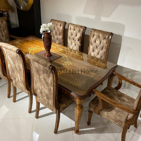 laurel-wooden-dining-table-set-with-8-chairs-6- AL Mateen Home