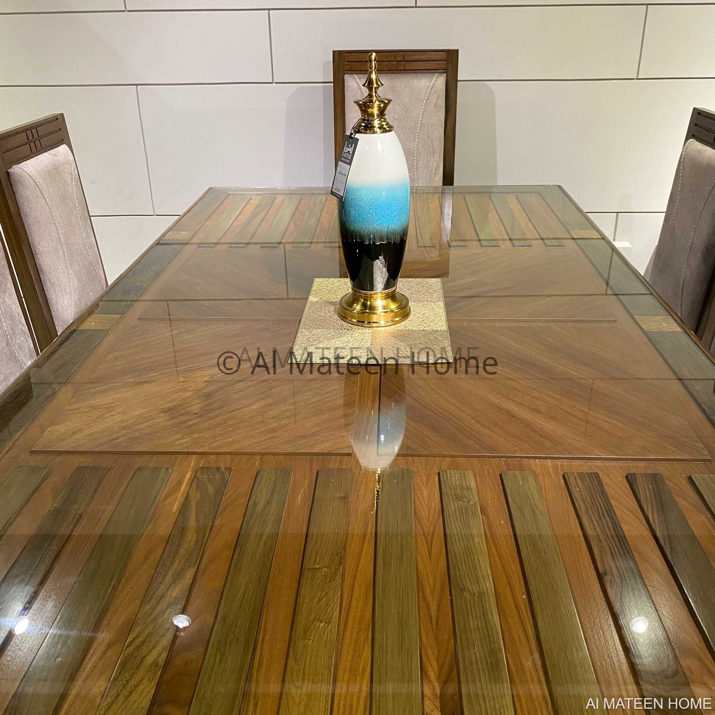 luxury-walnut-wood-dining-table-set-with-8-chairs-4- AL Mateen Home